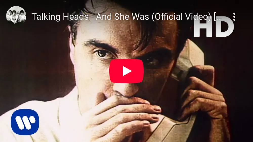 And She Was video screenshot