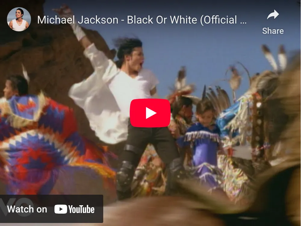 Black or White video screenshot