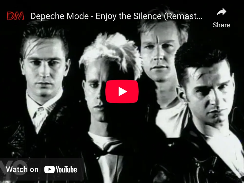 Enjoy the Silence video screenshot