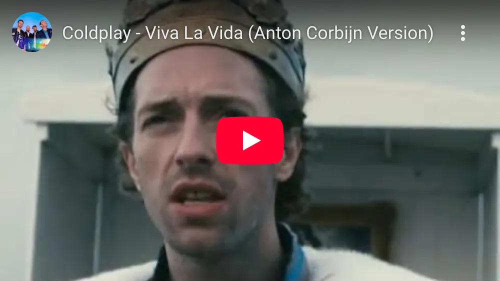 Viva La Vida (Anton Corbijn Version) video screenshot