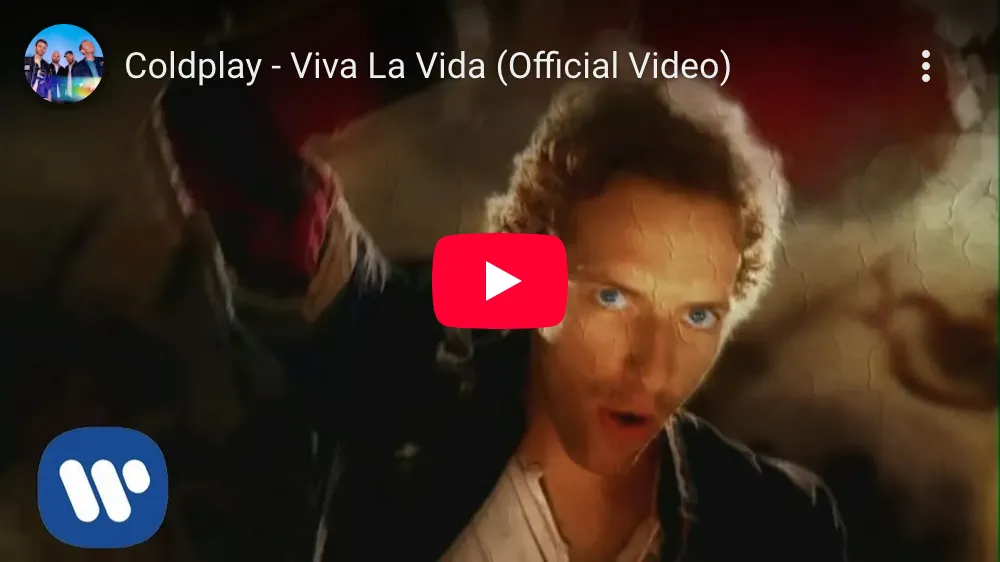 Viva La Vida (Official Video) video screenshot