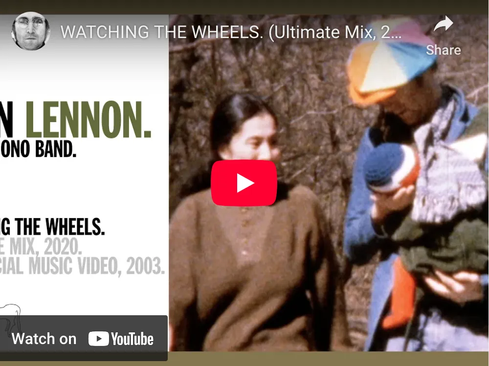 Watching the Wheels video screenshot